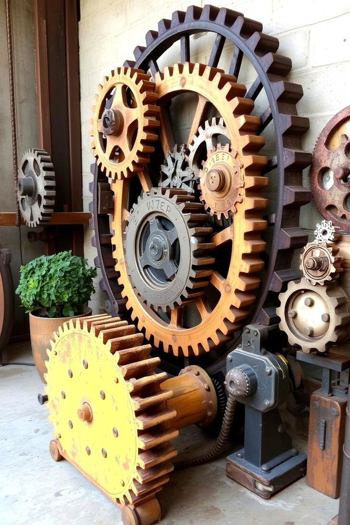 Repurposed Machinery Elements - 22 Industrial Bedroom Ideas