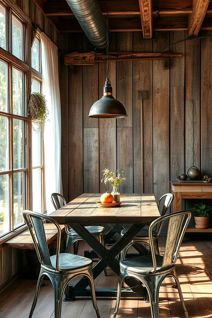 Repurposed Materials in Dining Design - 22 Industrial Dining Room Ideas