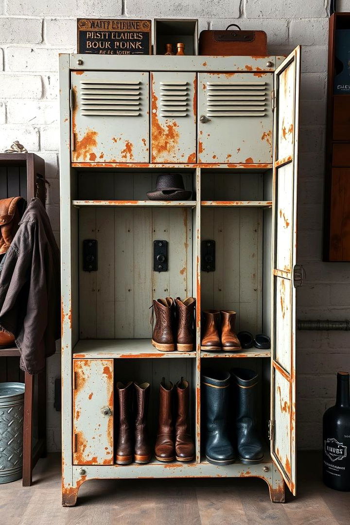 Repurposed Shoe Lockers for Boots - 22 Boot Storage Ideas