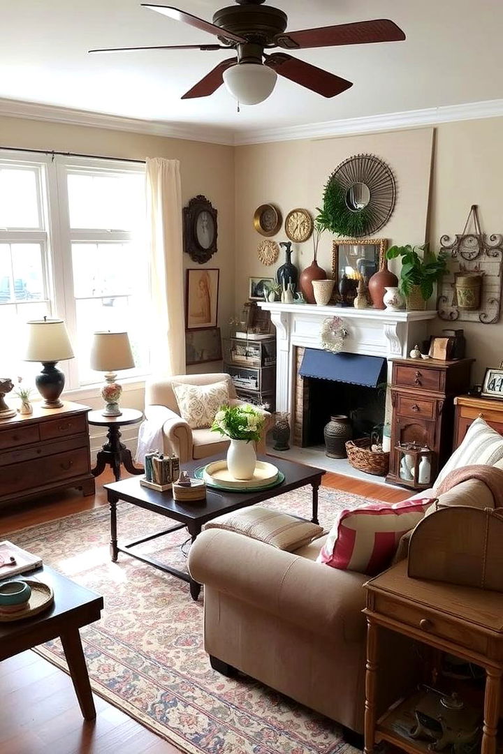 Repurposed Thrift Store Treasures - 22 Shabby-chic Style Living Room Ideas