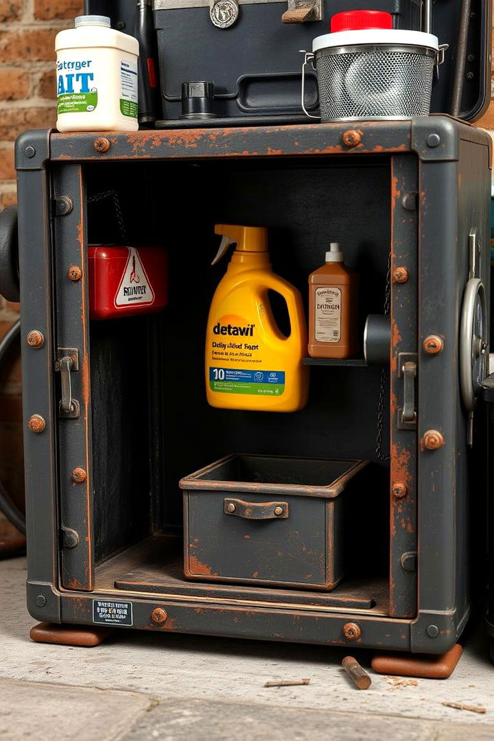 Repurposed Toolbox Storage - 22 Laundry Detergent Storage Ideas