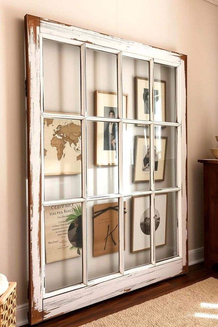 Repurposed Window Frames - 22 Rustic Nursery Ideas