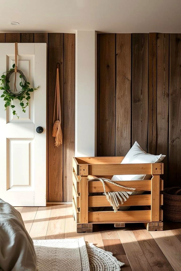 Repurposed Wooden Crates - 22 Blanket Storage Ideas