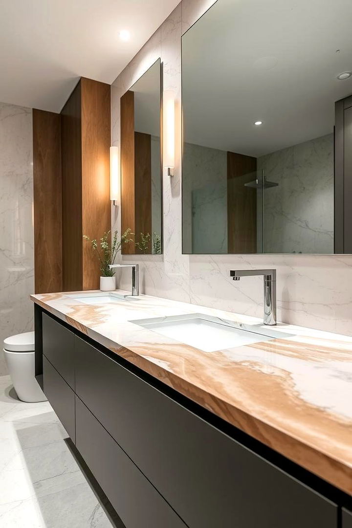 Resin Crafted Counter Solutions - 22 Bathroom Countertop Ideas