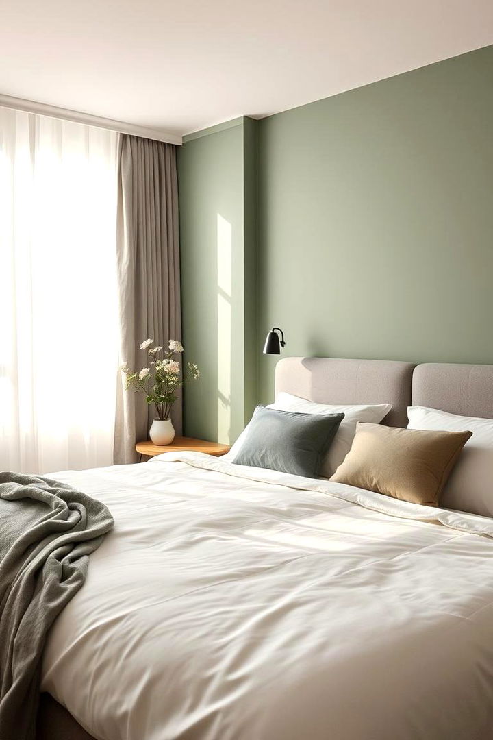 Restful Ambiance - 22 Green and Grey Bedroom Ideas