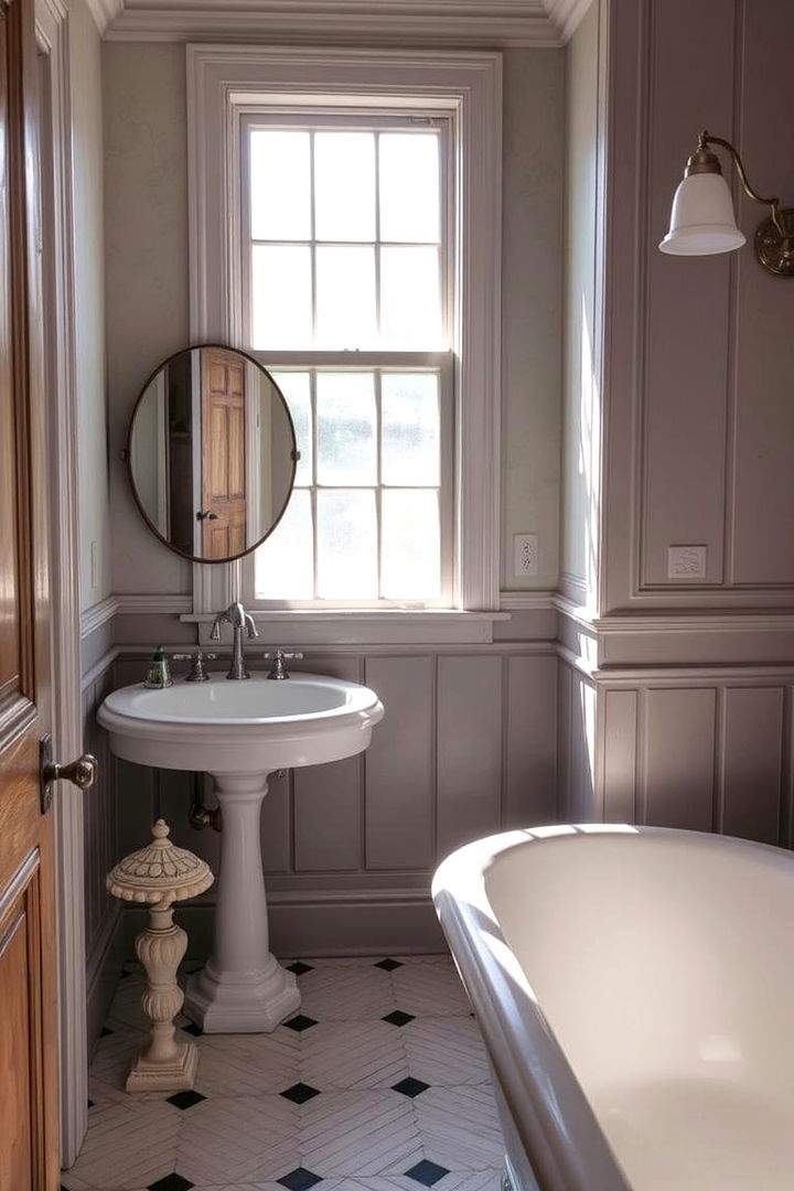 Restored Antique Details - 22 Vintage Bathroom Ideas