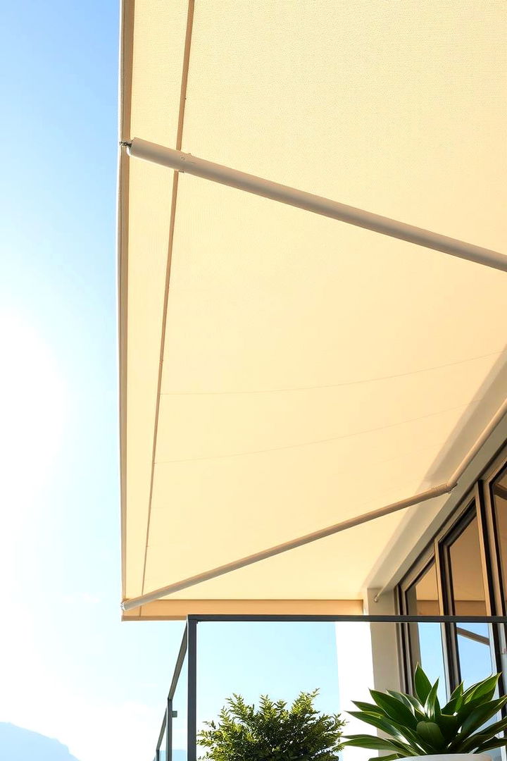 Retractable Awnings for Flexible Coverage - 22 Balcony Shade Ideas