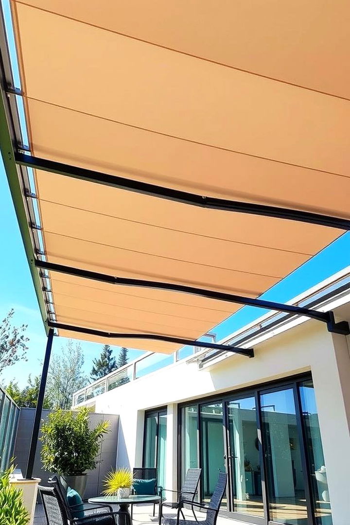 Retractable Canopy Designs - 22 Privacy Patio Ideas