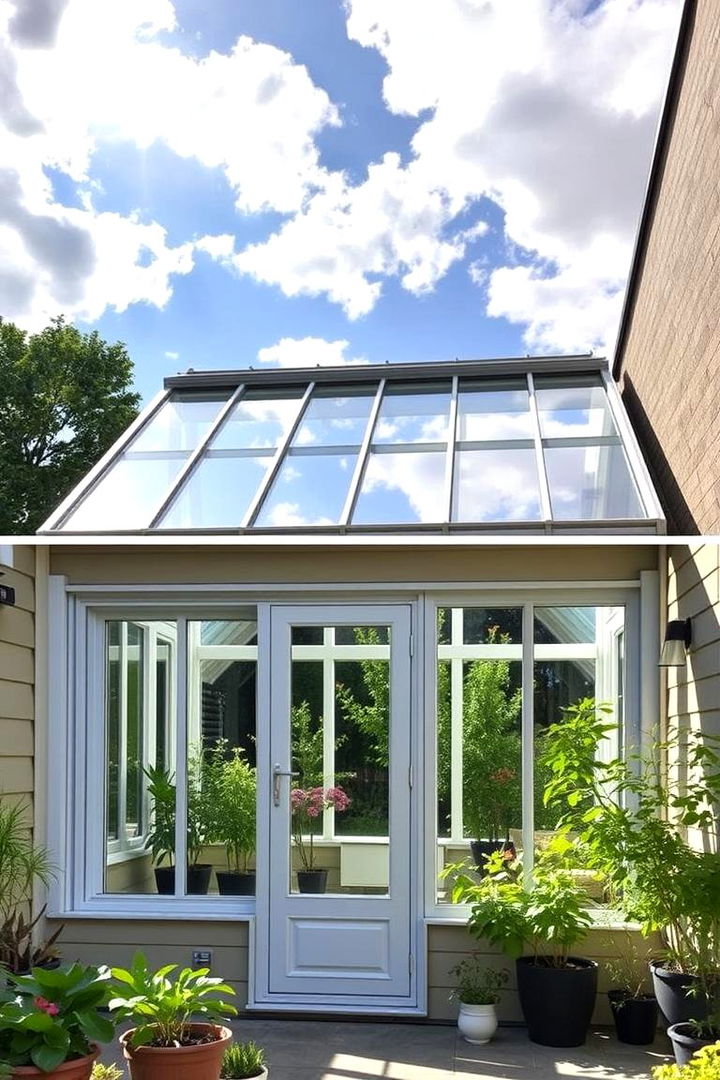 Retractable Roof Retreat - 22 Porch Greenhouse Ideas