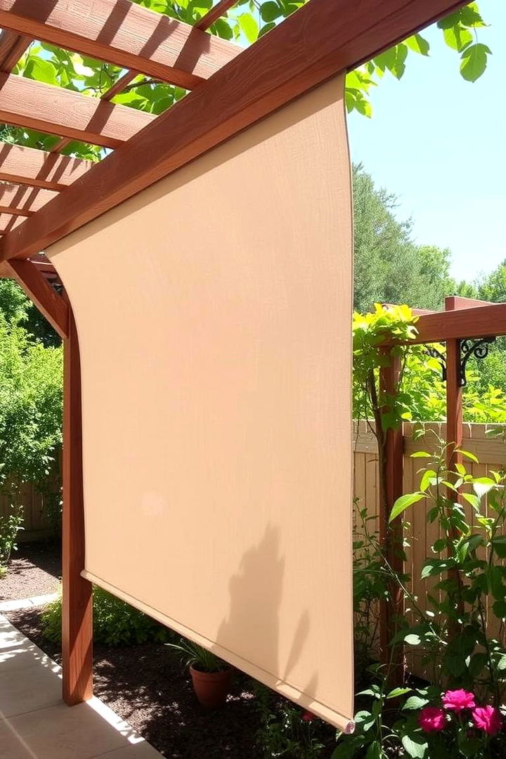 Retractable Shade Trellis - 22 Cucumber Trellis Ideas