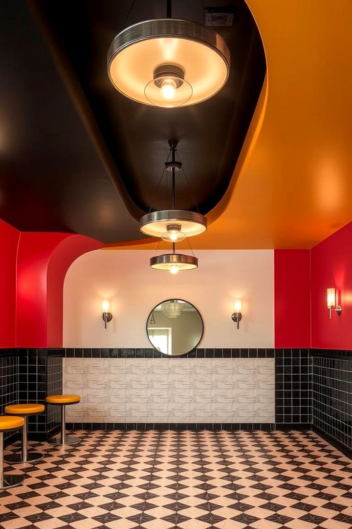 Retro Accent Ceilings - 22 60s Bedroom Ideas