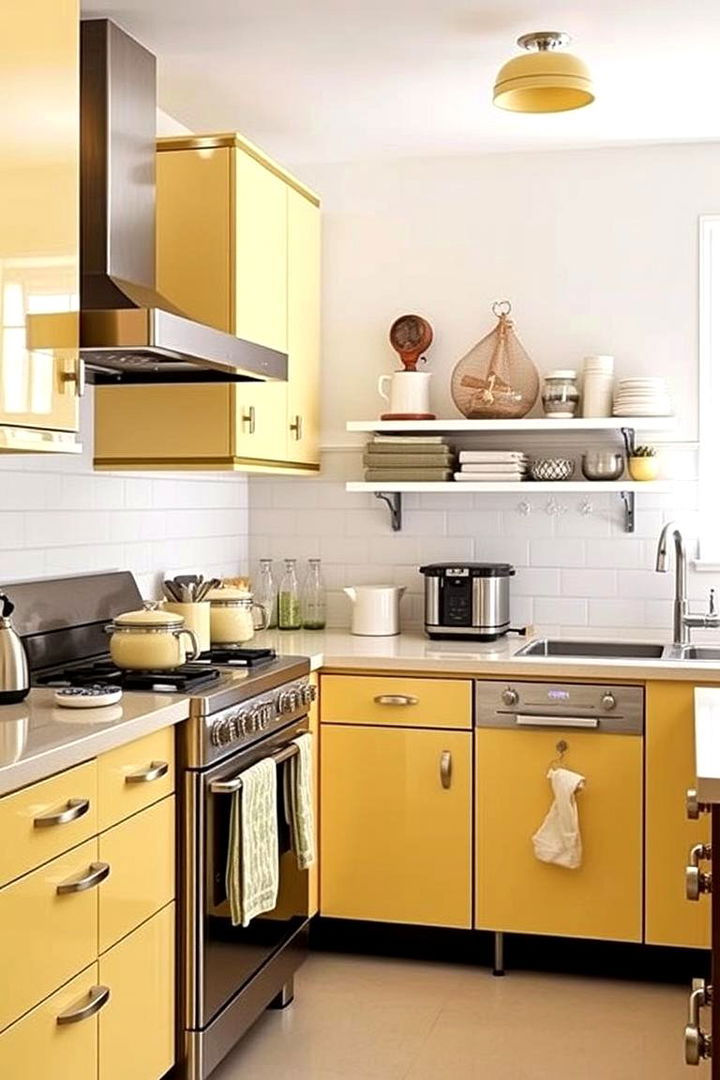 Retro Appliance Revival - 22 Pale Yellow Kitchen Ideas
