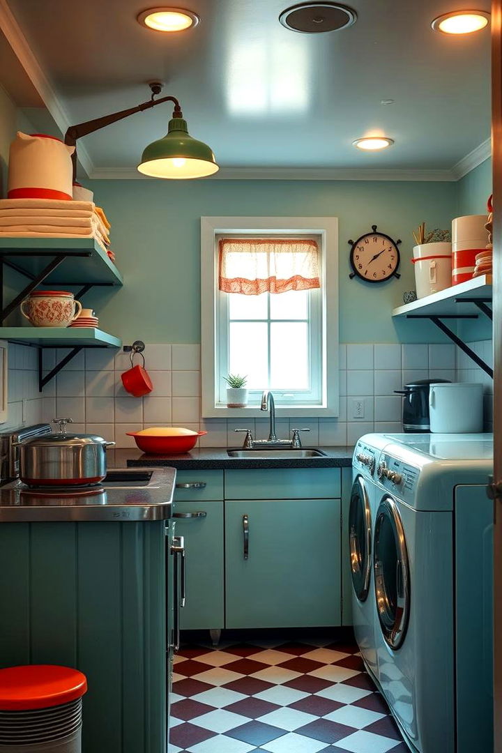 Retro Appliances Bring Timeless Charm - 22 Vintage Laundry Room Decor Ideas