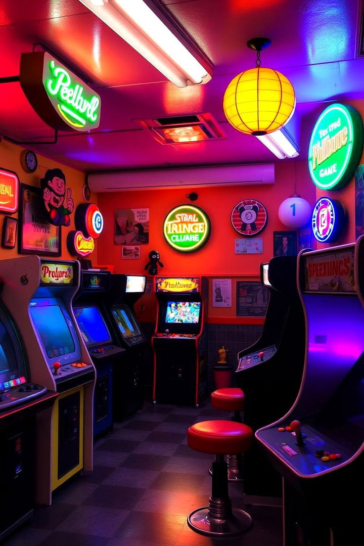 Retro Arcade and Nostalgic Display - 22 Luxury Man Cave Ideas