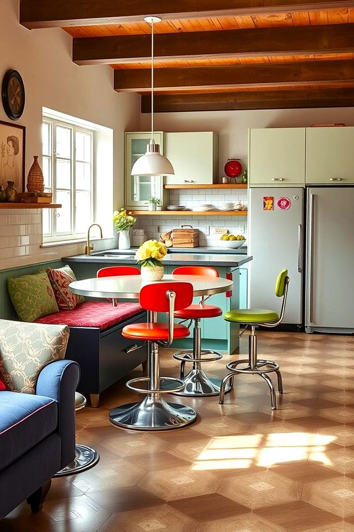 Retro Bar Stools and Seating - 22 70s Kitchen Ideas