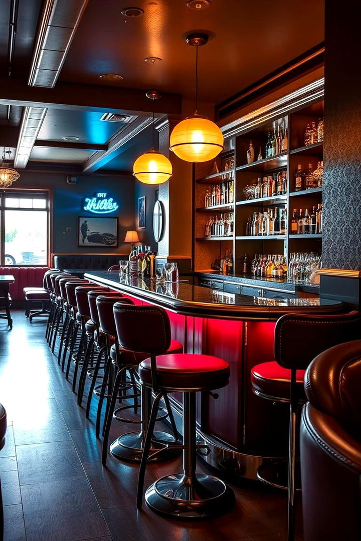 Retro Bar and Lounge Corners - 22 Vintage Living Room Ideas