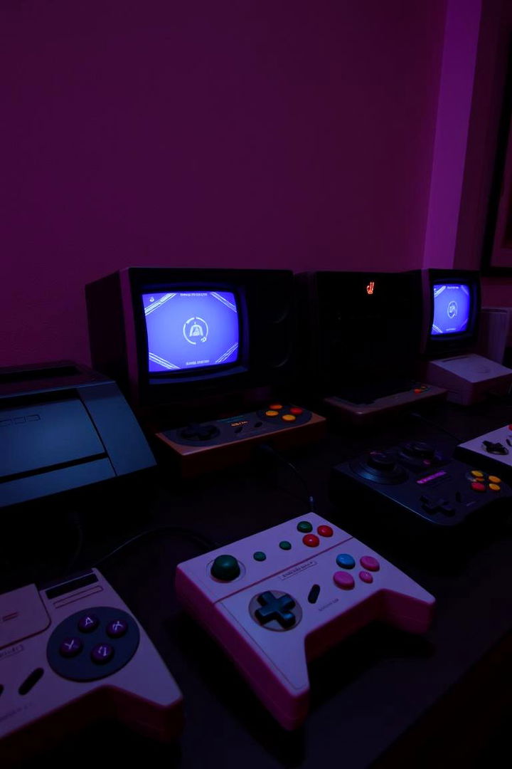 Retro Console Revival - 22 Game Room Ideas