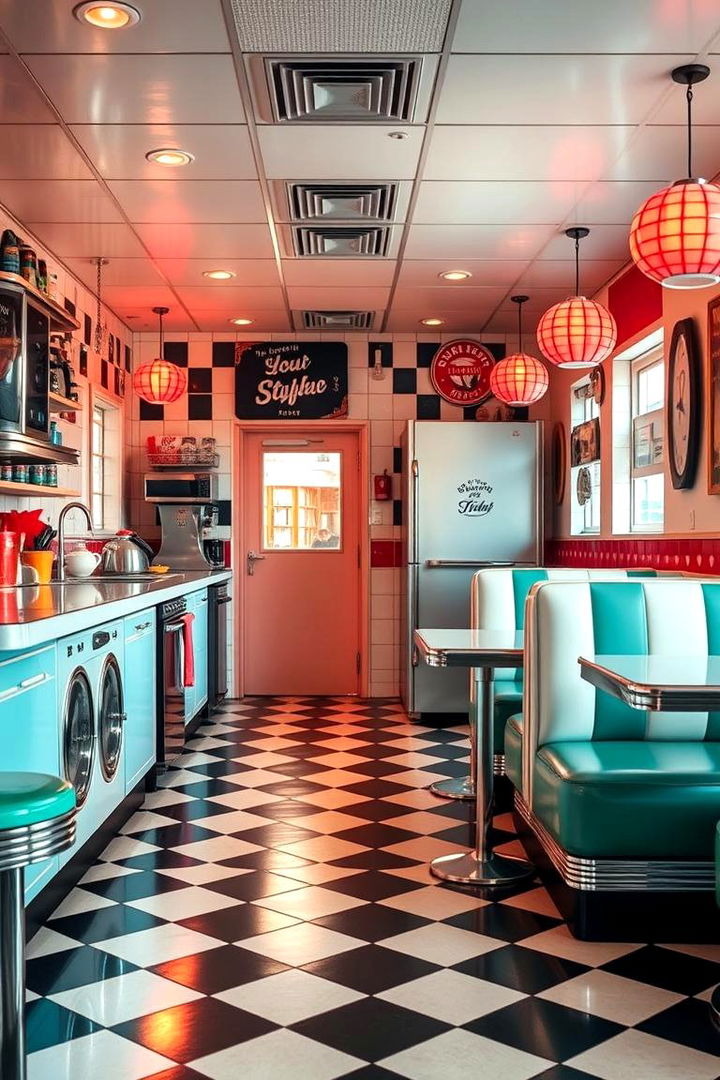 Retro Diner Vibes - 22 Retro Kitchen Ideas