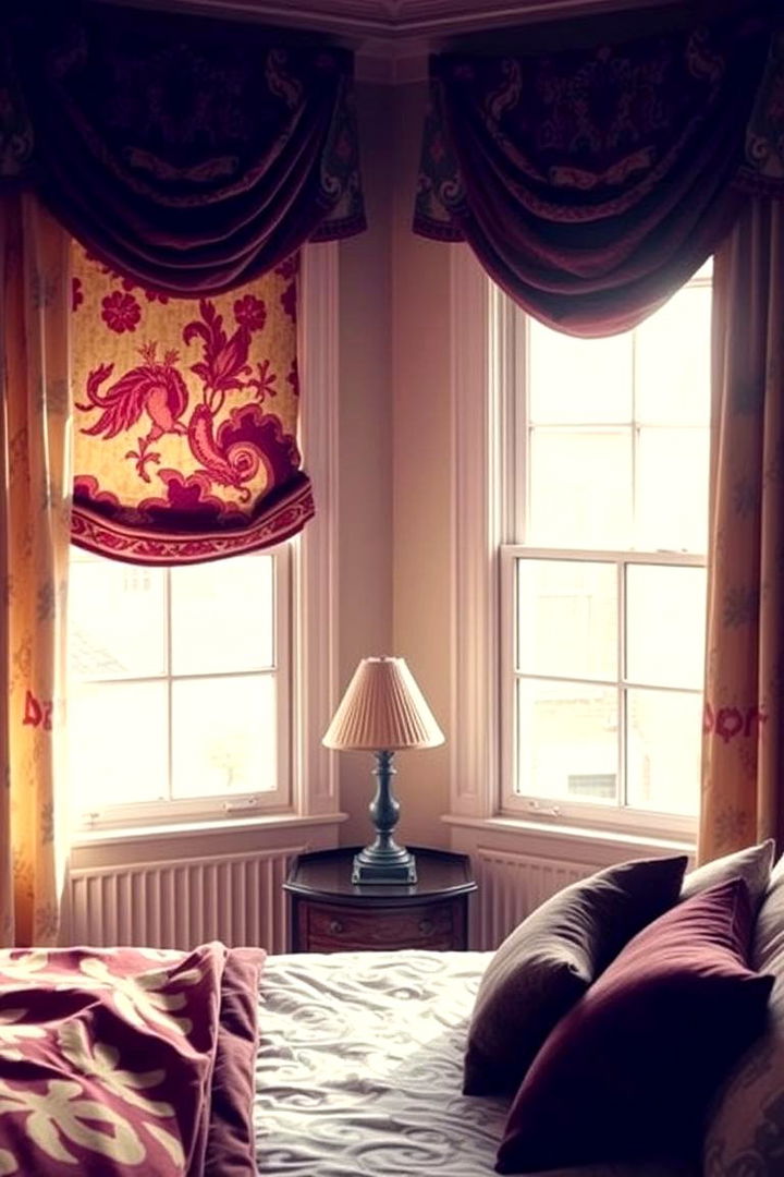 Retro Fabric Drapery - 22 70s Bedroom Decor Ideas