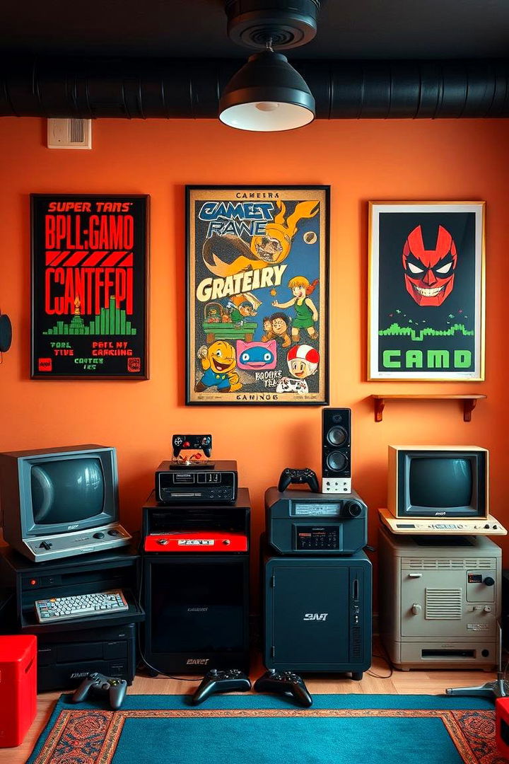Retro Gaming Vibes - 22 Gaming Bedroom Ideas