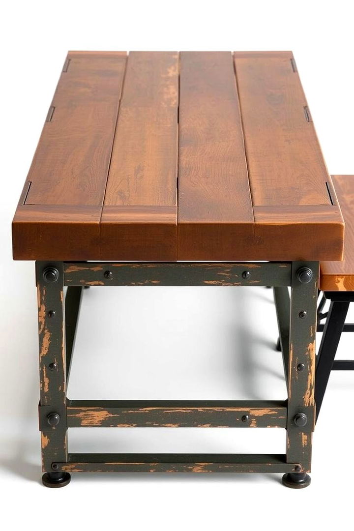 Retro Industrial Table Design - 22 Table Design Ideas