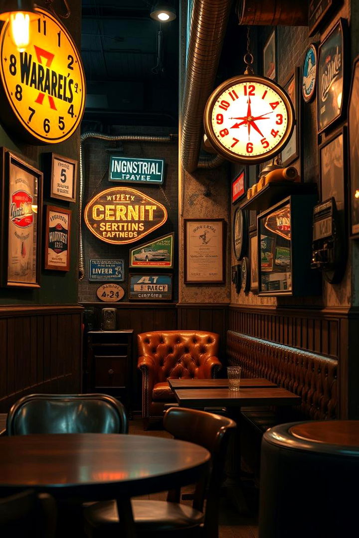 Retro Industrial Touches - 22 Industrial Interior Design Style Ideas