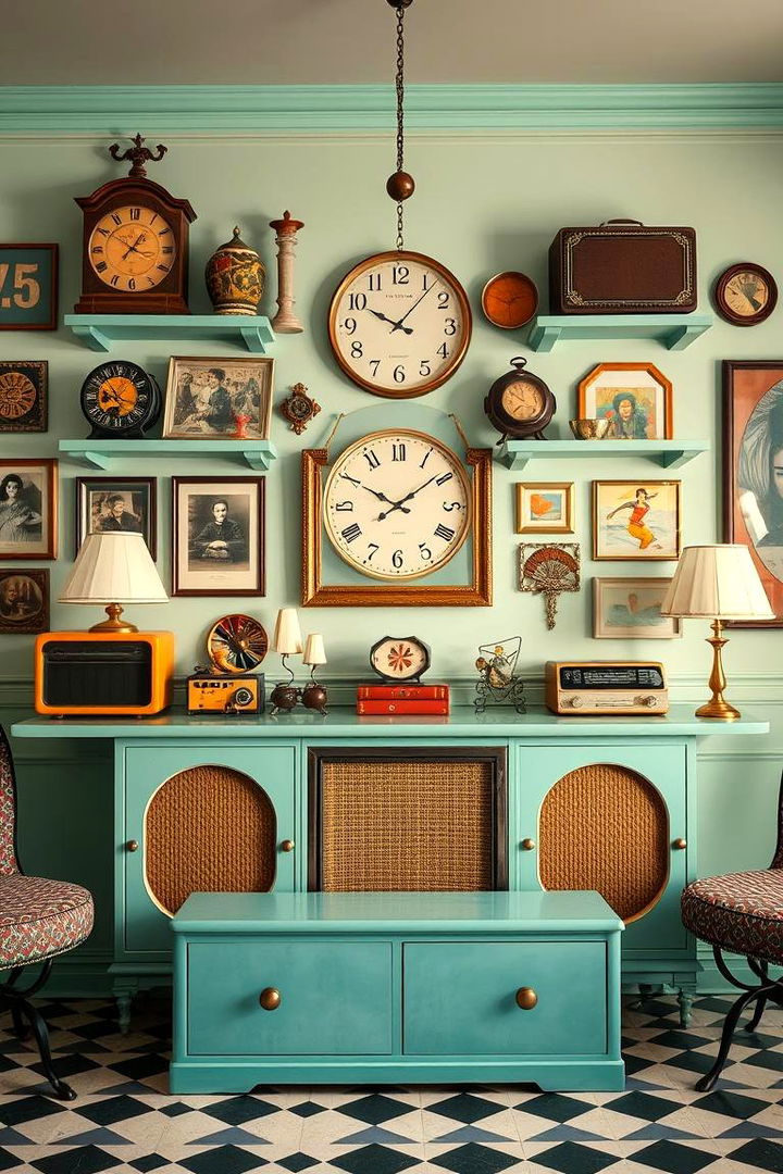 Retro Inspired Accessories Enhance the Theme - 22 Art Deco Bedroom Ideas