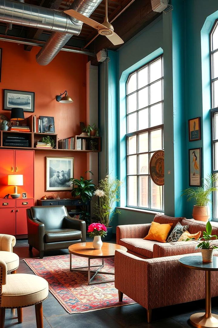 Retro Inspired Details - 22 Loft-style Living Room Ideas