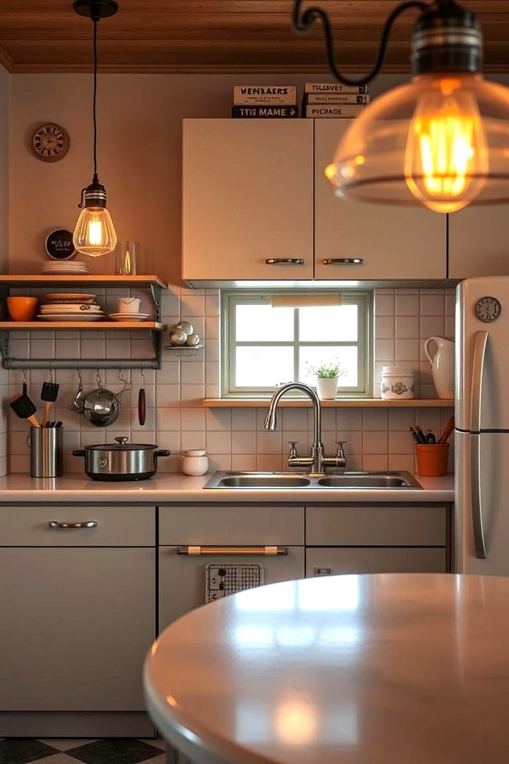 Retro Inspired Lighting - 22 Kitchen Lighting Ideas