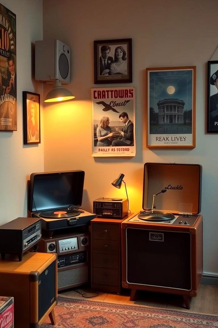 Retro Inspired Music Corners - 22 Boho Teen Bedroom Ideas