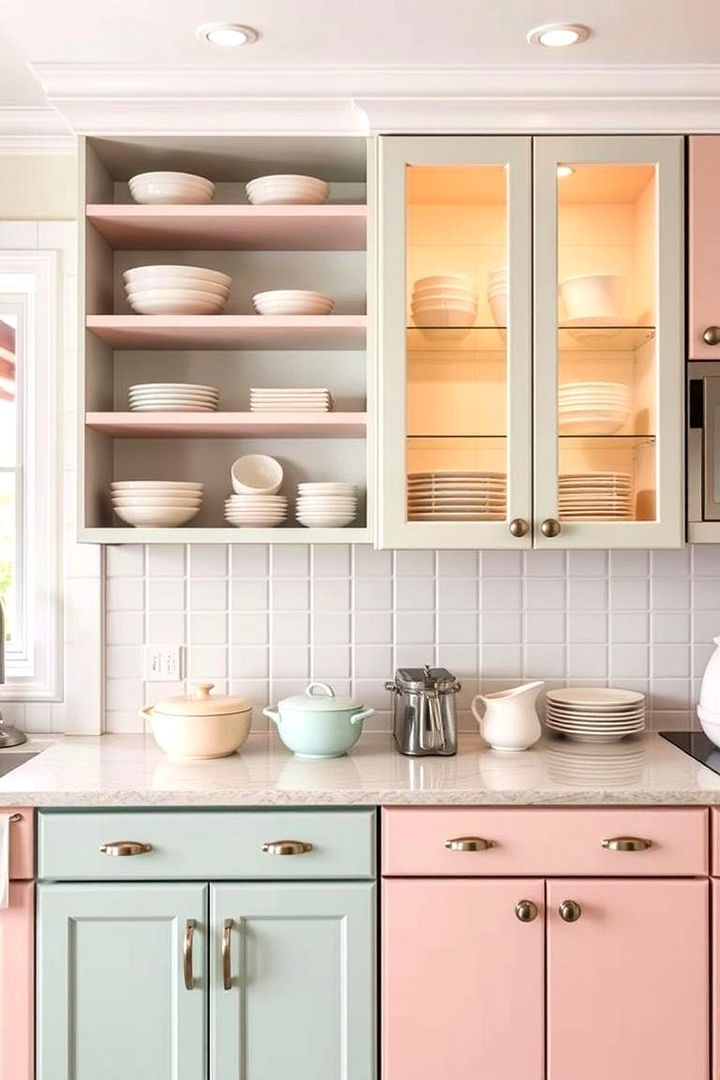 Retro Inspired Tableware Storage - 22 1950s Kitchen Ideas