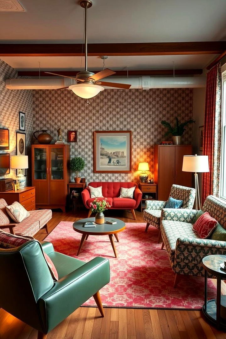 Retro Inspired Touches - 22 Condo Living Room Ideas