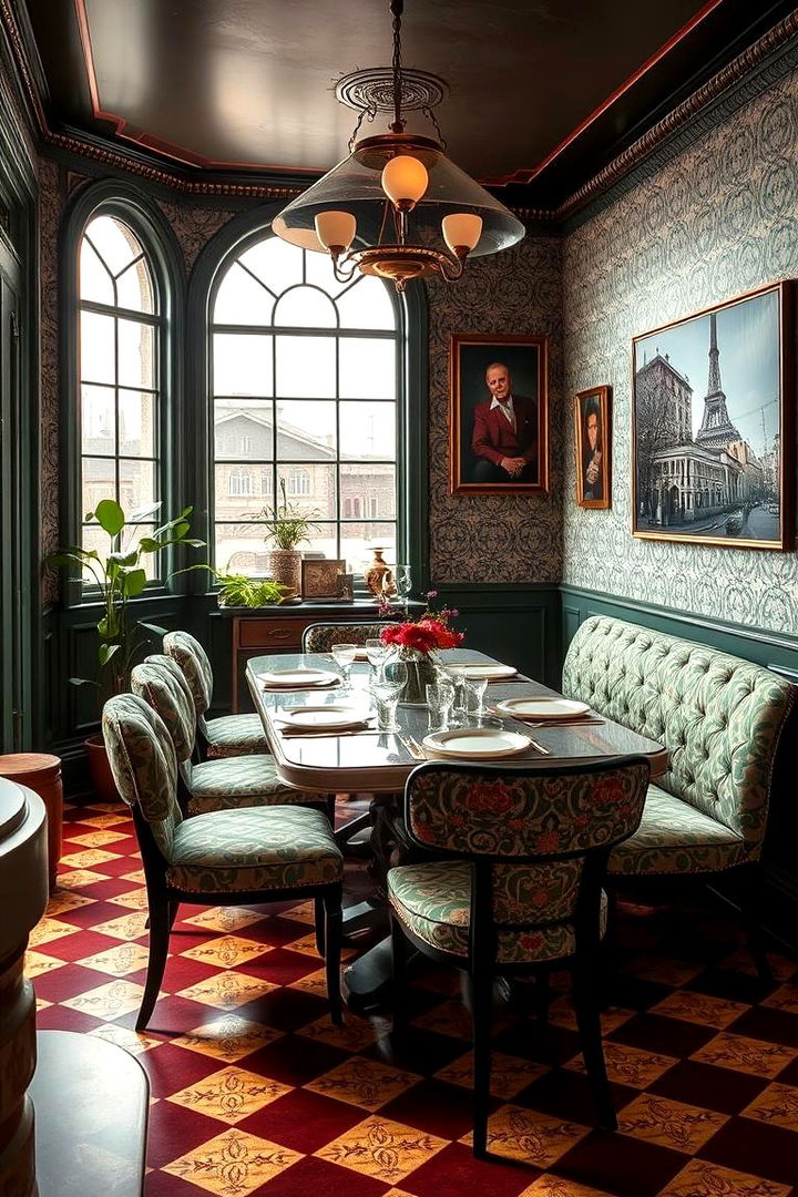 Retro Masculine Flair - 22 masculine dining room ideas