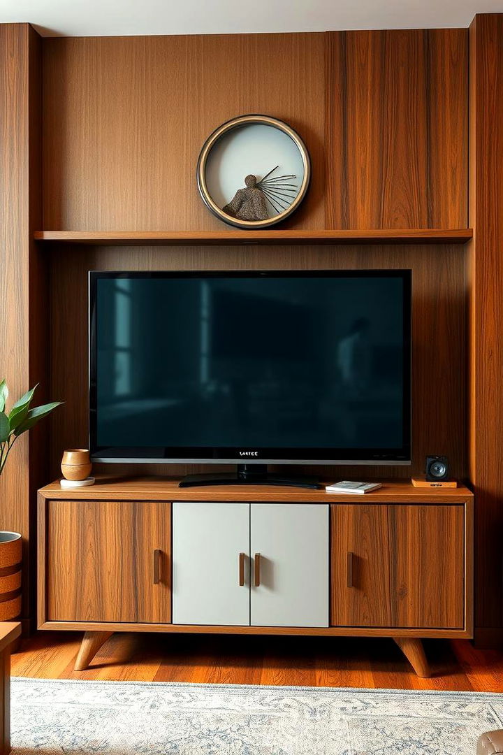Retro Modern Fusion - 22 Tv Wall Ideas