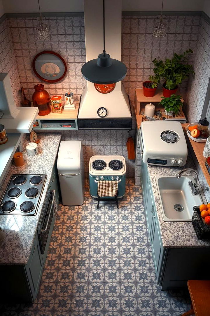 Retro Modern Revival - 22 Grey and White Kitchen Designs