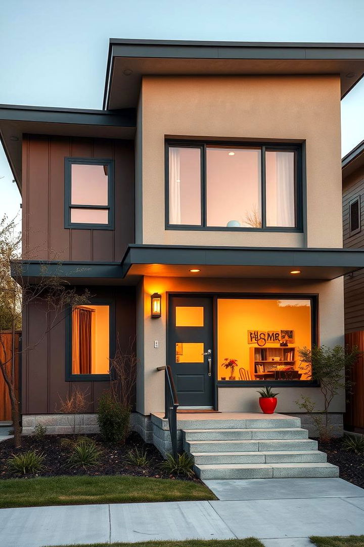 Retro Modern Vibe with Vintage Touch - 22 Aesthetic House Exterior Ideas