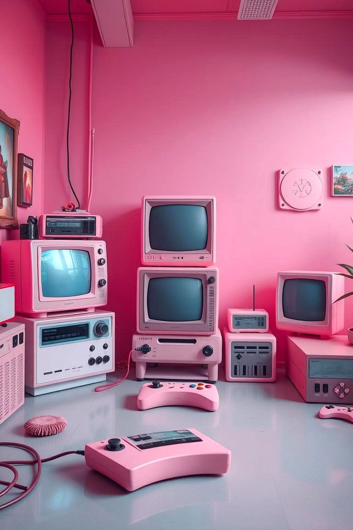 Retro Pink Gaming Vibe - 22 Pink Gaming Setup Ideas