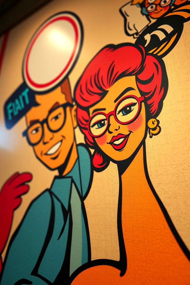 Retro Pop Art - 22 living room wall decor ideas