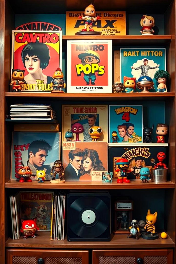 Retro Pop Culture Decor - 22 Shelf Decor Ideas