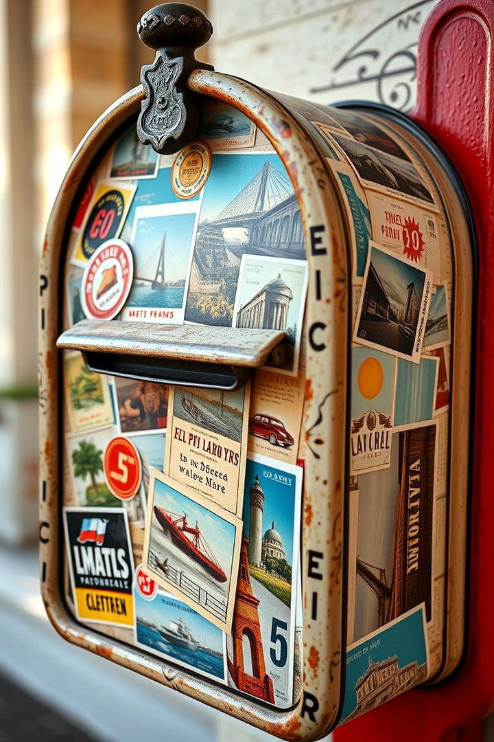 Retro Postcard Collections - 22 Mailbox Decor Ideas