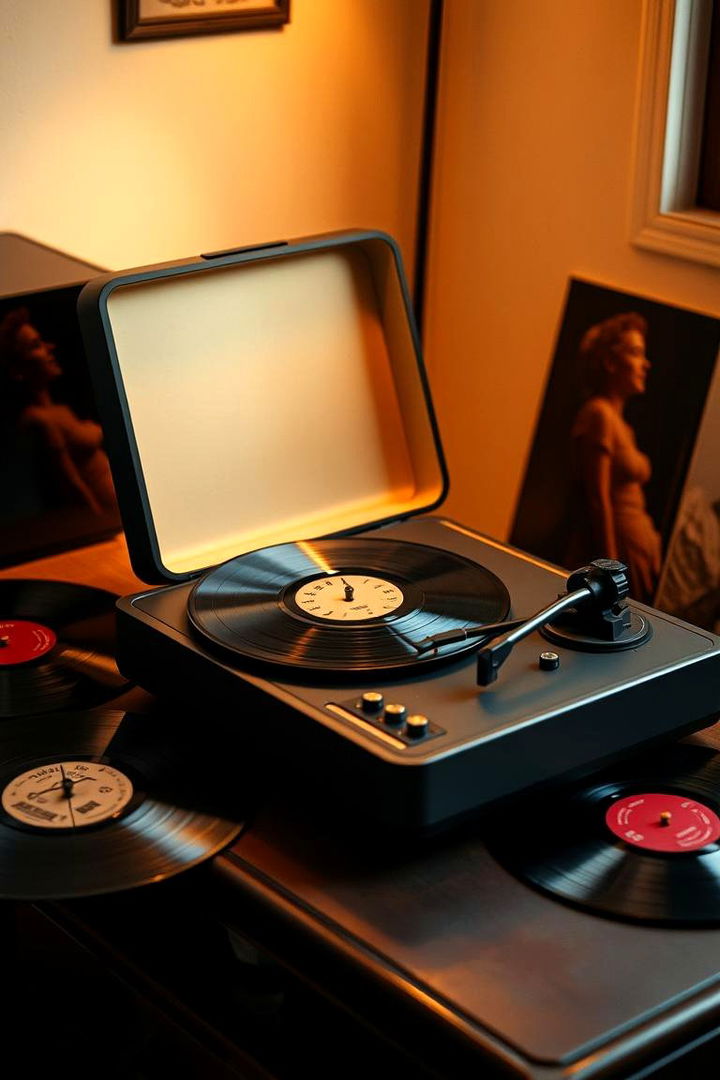 Retro Record Player with Classics - 22 40th Wedding Anniversary Gift Ideas
