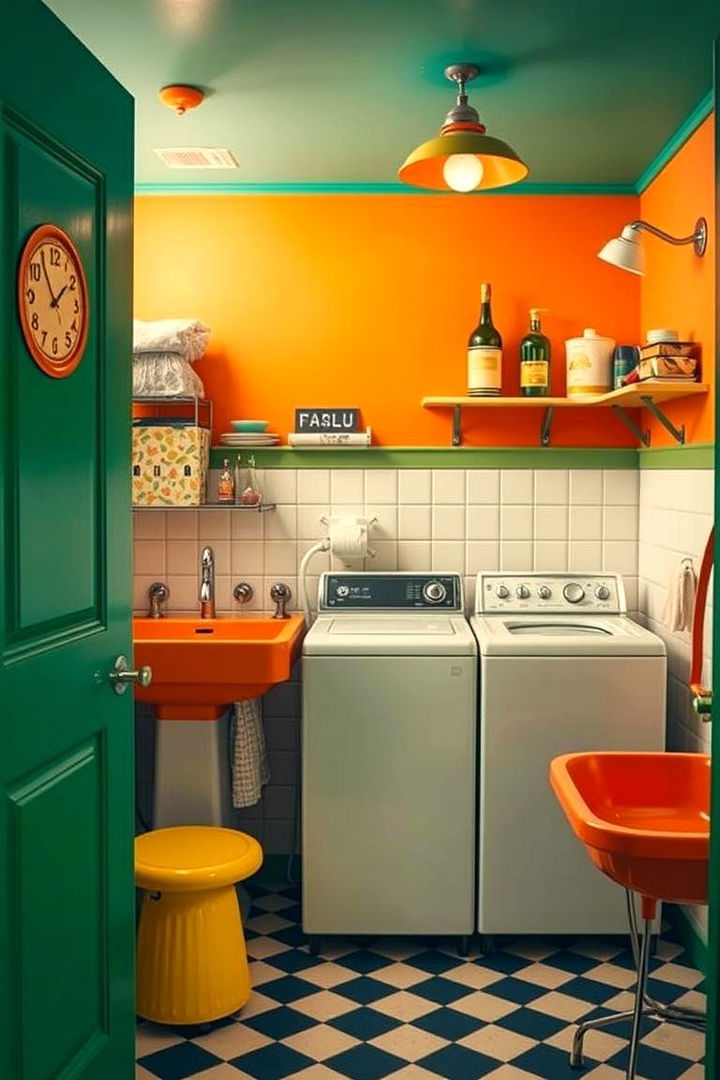 Retro Revival - 22 Laundry Room Paint Ideas