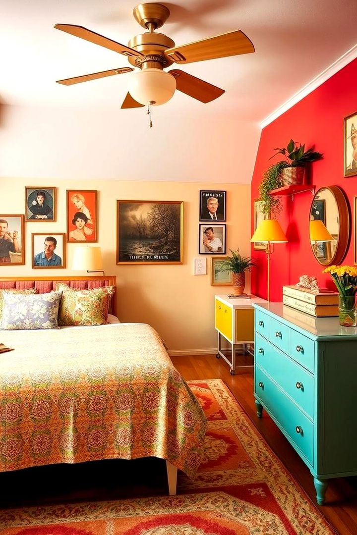 Retro Revival Bedroom Decor - 22 Bedroom Design Ideas