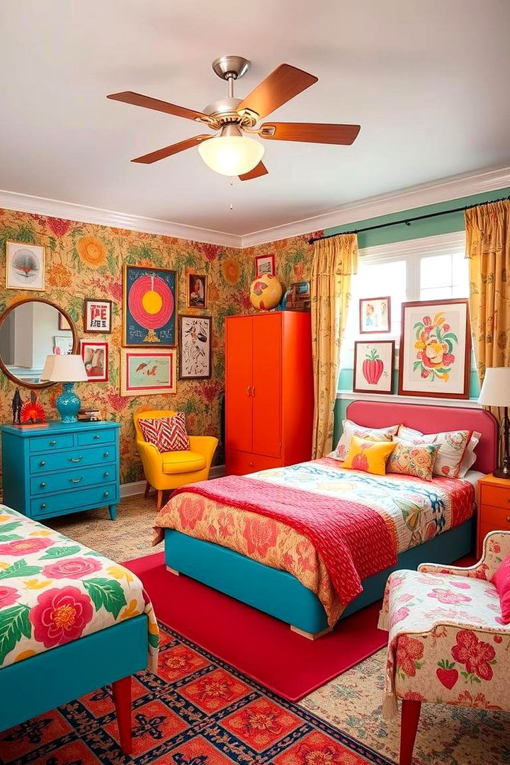 Retro Revival Energy - 22 Bedroom Decor Ideas