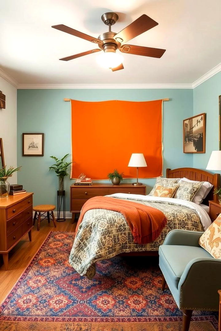 Retro Rust Revival - 22 Rust Bedroom Ideas