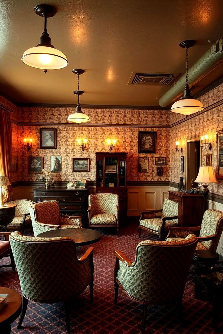 Retro Smoking Parlor - 22 Cigar Room Ideas