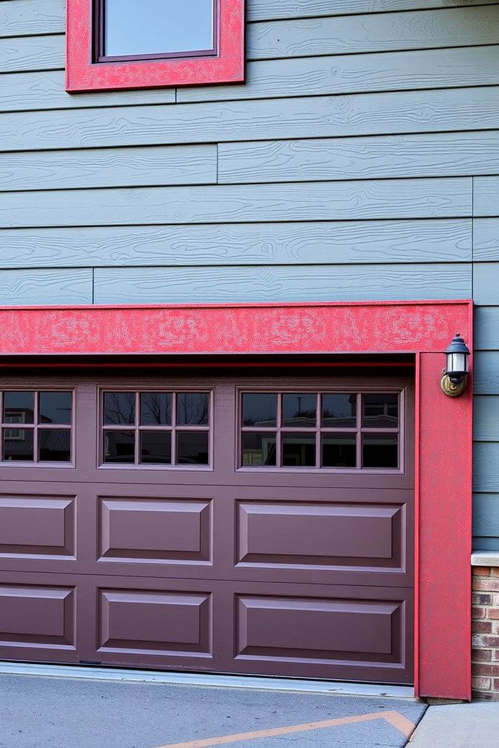 Retro Style Cladding - 22 Exterior Garage Door Trim Ideas