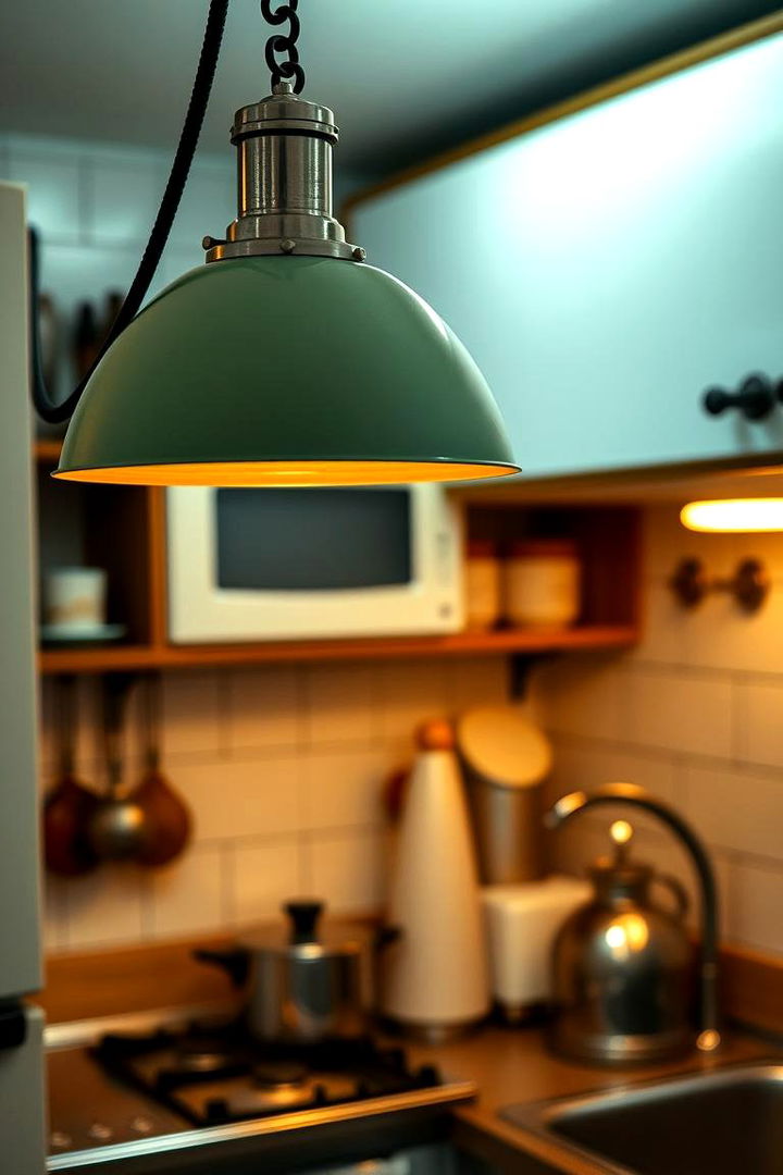 Retro Style Fixtures for a Vintage Touch - 22 Small Kitchen Lighting Ideas