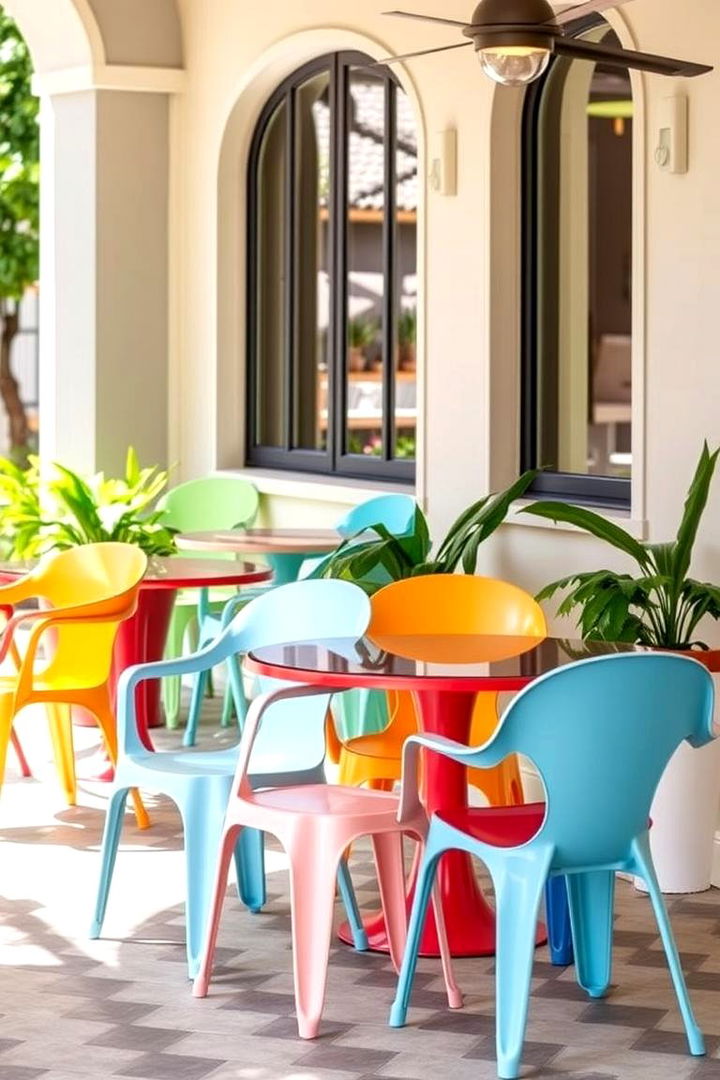 Retro Vinyl Chairs - 22 Outdoor Seating Ideas