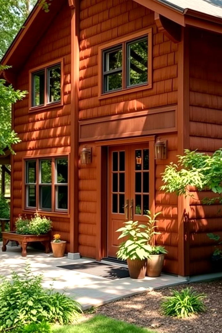 Rich Brown Warmth - 22 House Siding Colors